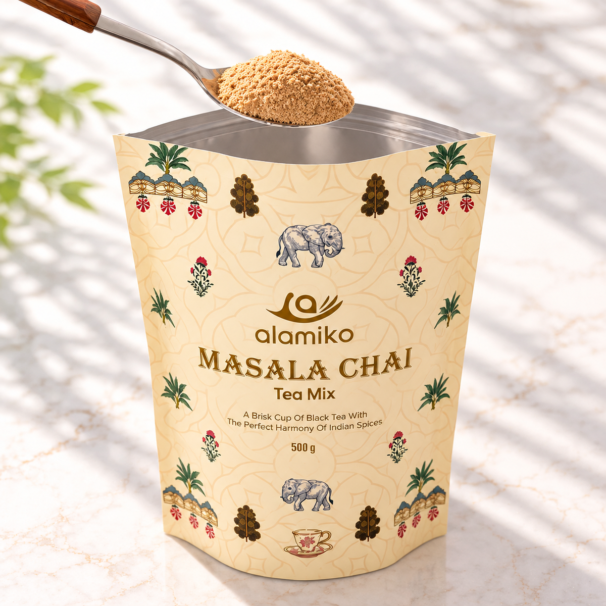 マサラチャイパウダー大容量25杯分(500g)タイプ