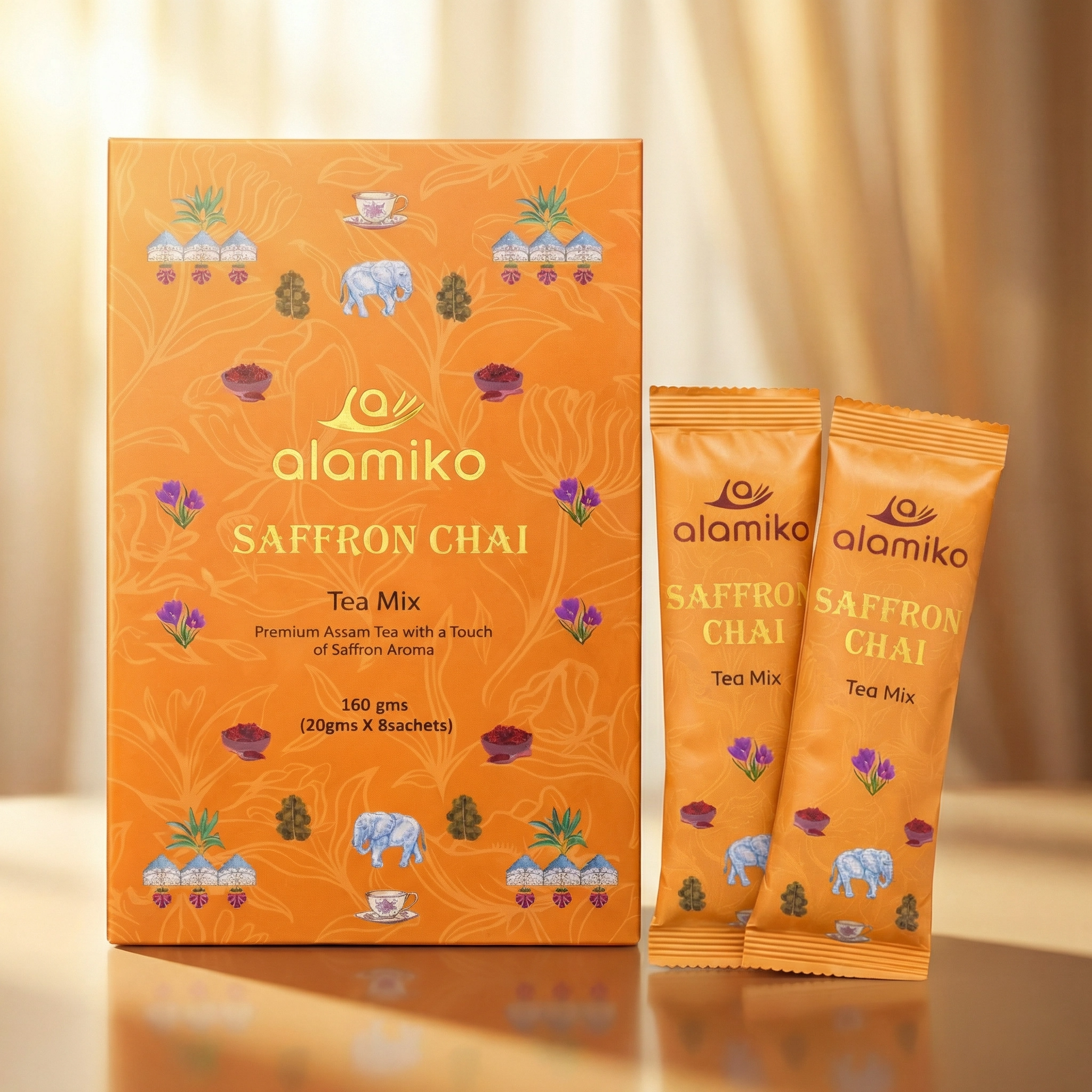 サフランチャイパウダー(20g×8本) 160g – alamikochai サフランチャイパウダー(20g×8本) 160g – alamikochai